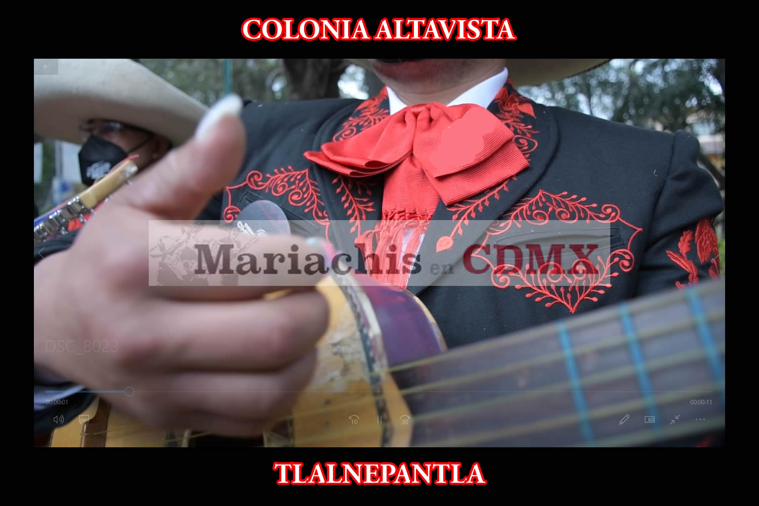 Mariachis en La Colonia Altavista