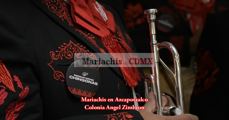 Mariachis en la colonia Angel Zimbron 